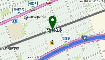 新在家の地図画像