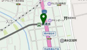 新清水の地図画像