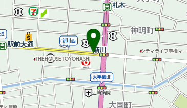 新川(愛知県)の地図画像