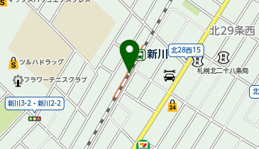 新川(北海道)の地図画像