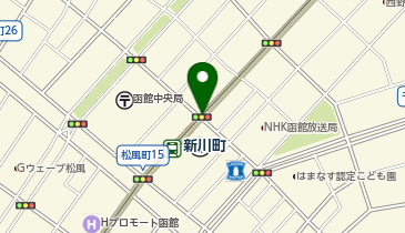 新川町(北海道)の地図画像