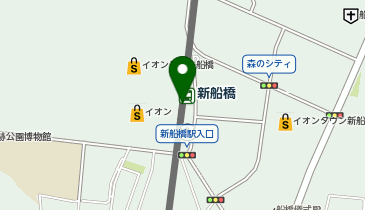 新船橋の地図画像