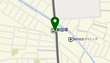 新田塚の地図画像