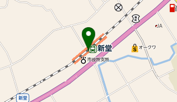 新堂の地図画像