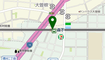 森下(愛知県)の地図画像