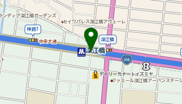 深江橋の地図画像