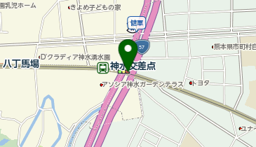 神水交差点の地図画像