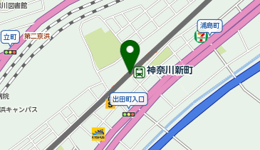 神奈川新町の地図画像