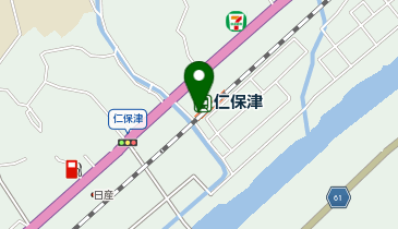仁保津の地図画像