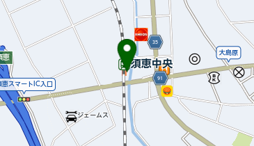 須恵中央の地図画像