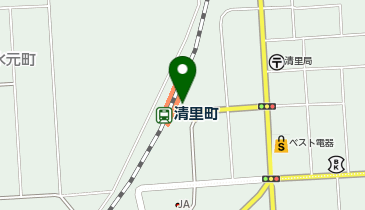 清里町の地図画像