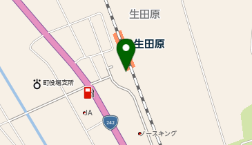 生田原の地図画像