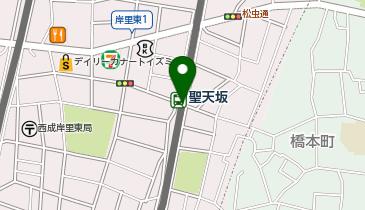 聖天坂の地図画像