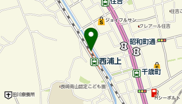 西浦上の地図画像