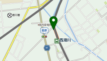 西滑川の地図画像