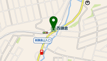 西鎌倉の地図画像