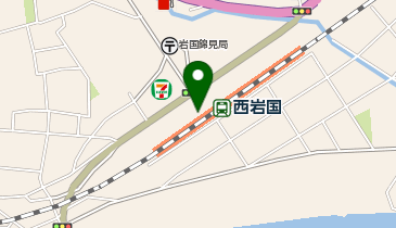 西岩国の地図画像