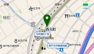 西元町の地図画像