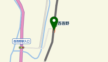 西吾野の地図画像