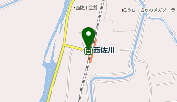 西佐川の地図画像