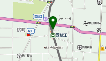 西鯖江の地図画像