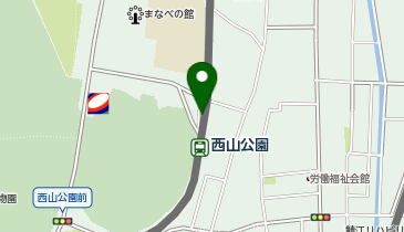 西山公園の地図画像
