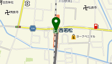 西若松の地図画像