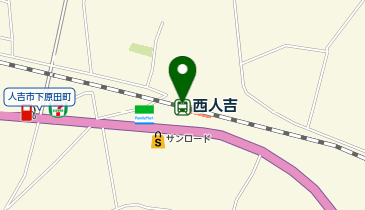 西人吉の地図画像