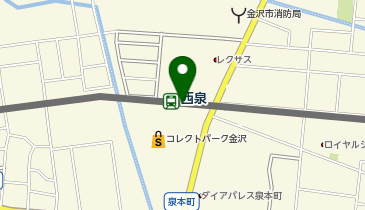 西泉の地図画像