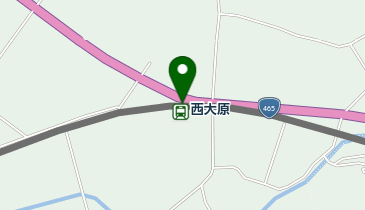 西大原の地図画像