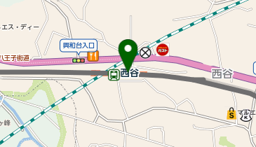 西谷の地図画像