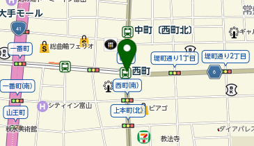 西町の地図画像