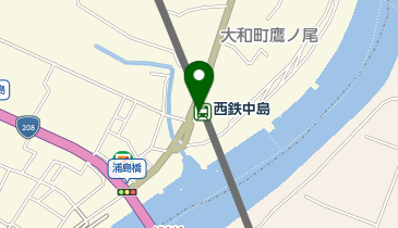 西鉄中島の地図画像