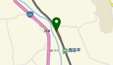 西田平の地図画像