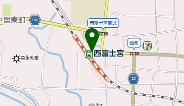 西富士宮の地図画像