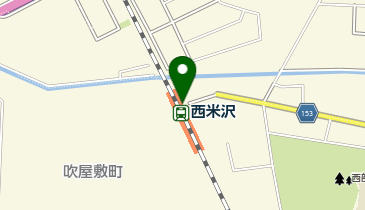 西米沢の地図画像