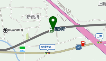 西別所の地図画像