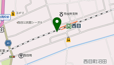 西目の地図画像