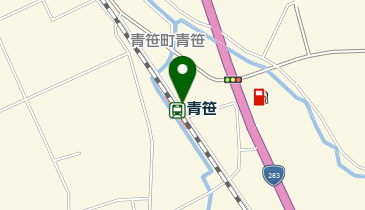 青笹の地図画像