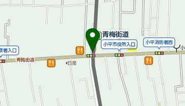 青梅街道の地図画像