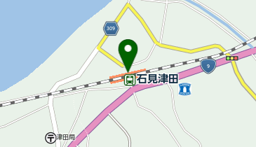 石見津田の地図画像