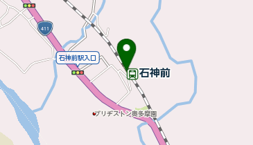 石神前の地図画像