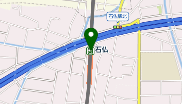 石仏の地図画像