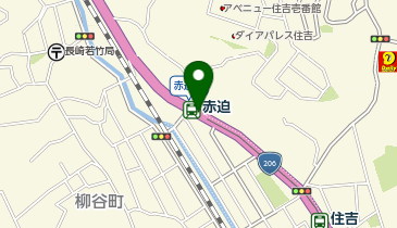 赤迫の地図画像