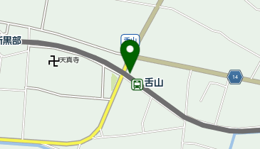 舌山の地図画像