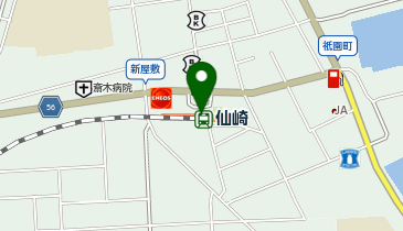 仙崎の地図画像