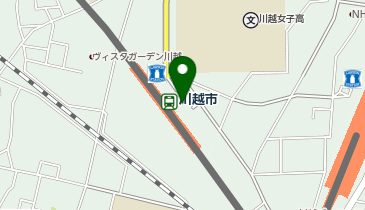 川越市の地図画像