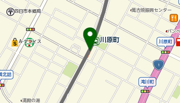 川原町の地図画像