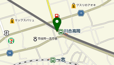 川合高岡の地図画像