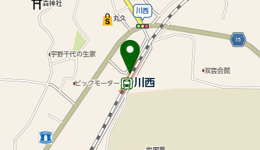 川西(山口県)の地図画像